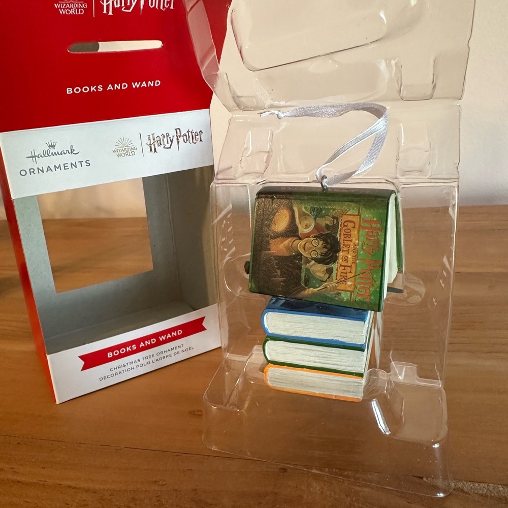 Hallmark Harry Potter Ornament Set with Green and Blue Accents